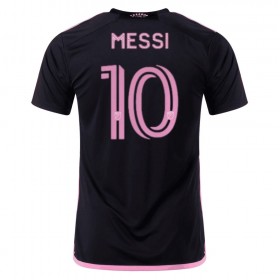 Herren Fußballbekleidung Inter Miami Lionel Messi #10 Auswärtstrikot 2023-24 Kurzarm